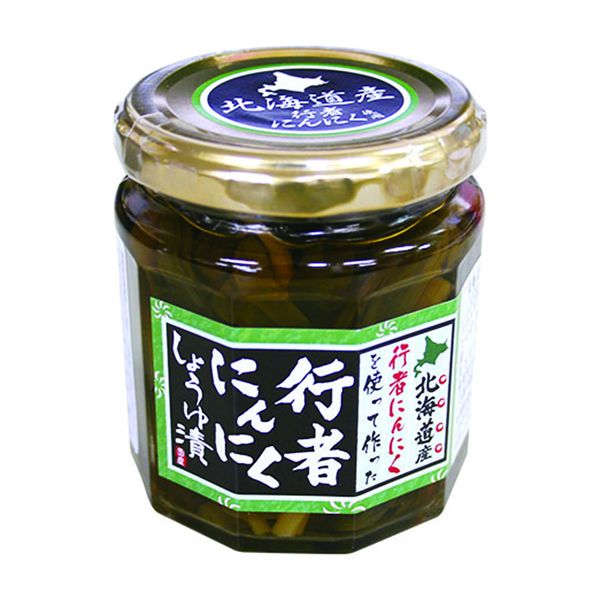 Gyojin Garlic Pickled in Soy Sauce, 6.3 oz (180 g) (Uses Hokkaido Grown Garlic), Gourmet Garlic Tamari