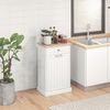 Hidden Container Waste Bin Hands Free Kitchen Cabinet Tipping Opening