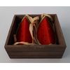 Set of 2 Candles Slices Watermelon 10cm