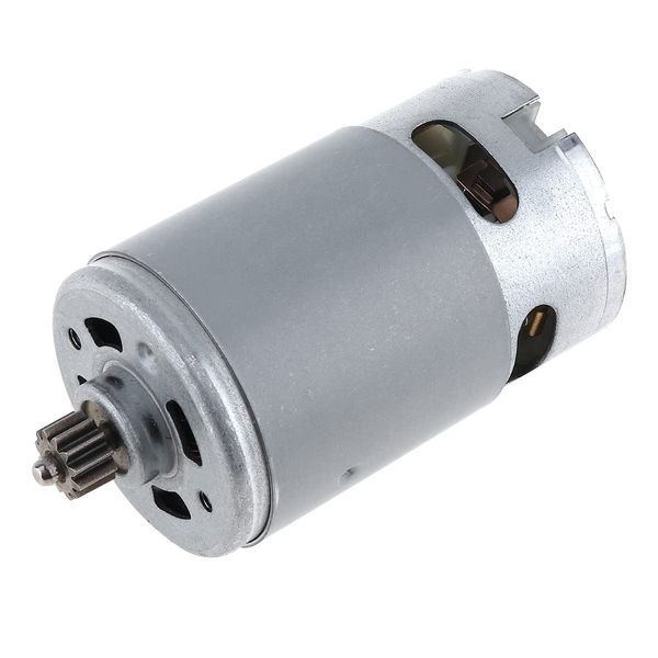 ChgImposs RS550 12V 19500 RPM DC Motor with Two-Speed 12 Teeth and High Torque Gear Box for Electric Drill/Screwdriver