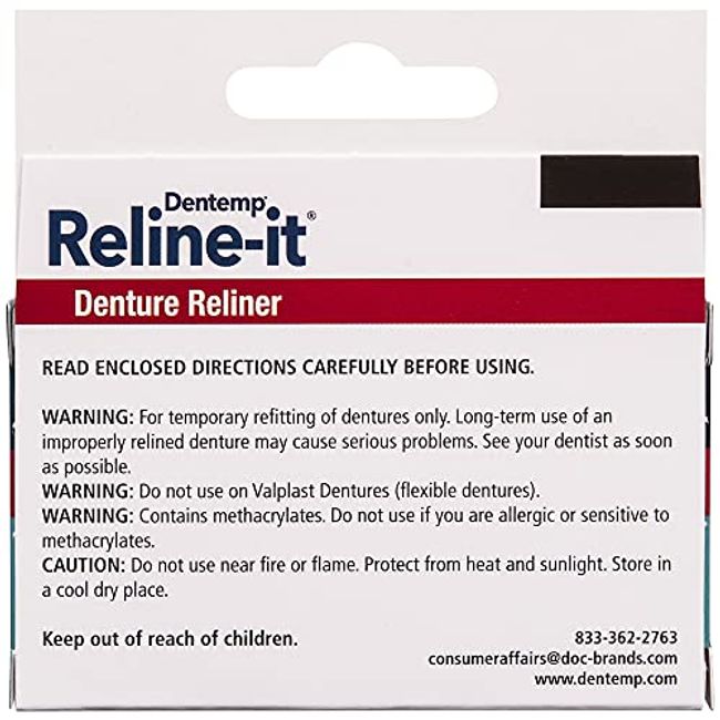 Dentemp Refil-It Filling Repair Material - Temporary Tooth Filling Kit  (0.07 Oz) - Tooth Repair Kit for