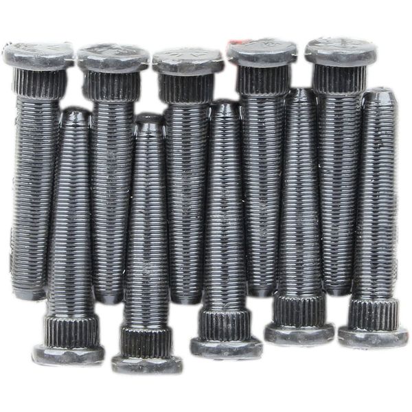 Moser Engineering (8010) 1/2" - 20 x 3" and .625" Knurl Diameter Wheel Stud Kit, (Set of 10)