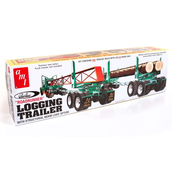 AMT Peerless Logging Trailer 1:25 Scale Model Kit (AMT1103)