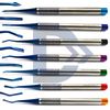 Dental PDL Luxating Root Elevators Set of 7 Straight Angled Spade Serrated Tips