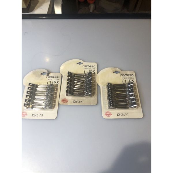 Modesa Pin Curl Clips 36 Count new in pckage