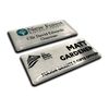 Premium Domed Personalised Printed Logo Names Badges White, Silver & Gold