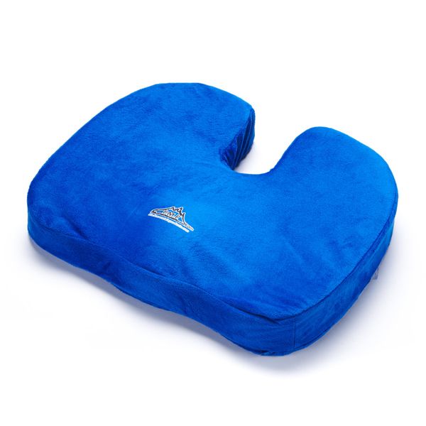 Black Mountain Products Orthopedic Comfort & Stadium Seat Cushion, Blue