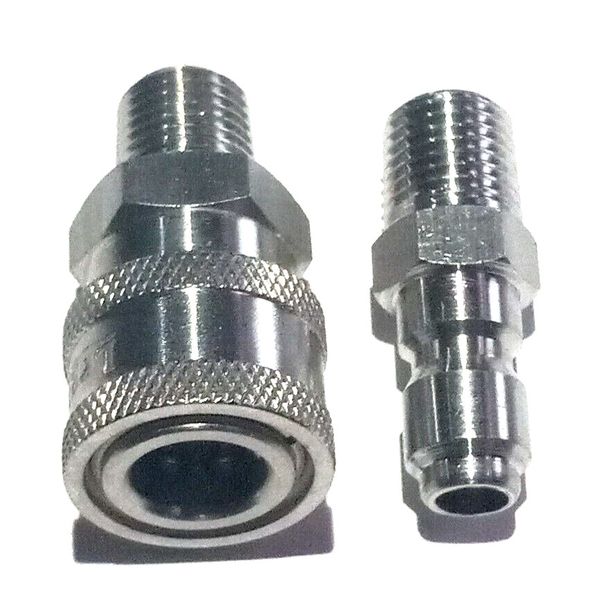 Stainless 1/4 Quick Coupler W/Plug 1/4  6000 psi  - 8.707-110.0 Pressure Washer