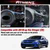 For Kia Stinger 18-23 Forged Texture Add-on Steering Wheel Paddle Extended Shift