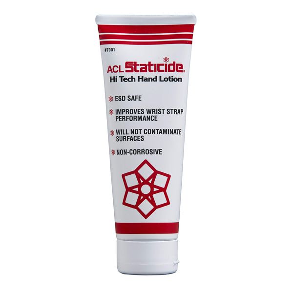ACL Staticide 7001 Hi-Tech Hand Lotion, 8 oz Bottle, Blue