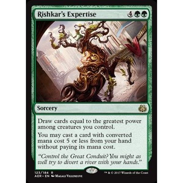 Magic The Gathering - Rishkar39;s Expertise (123/184) - Aether Revolt