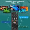 Replacement Universal Remote Control for Sony TV, Compatible All Sony LED, LCD, Televisions Remote Control RMT-TX100U- No Setup Required