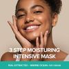 JM Solution Marine Luminous Pearl Deep Moisture 3 Step Mask - Korean Skincare Facial Mask - boosting Brightening Moisturizing-10 Sheets for Dry Skin