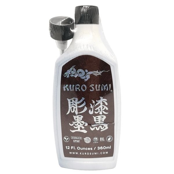 Professional tattoo supplies Kurozumi outline black tattoo ink 12oz