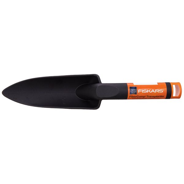 Fiskars 79796931J FiberComp Garden Trowel Transplanter, Black