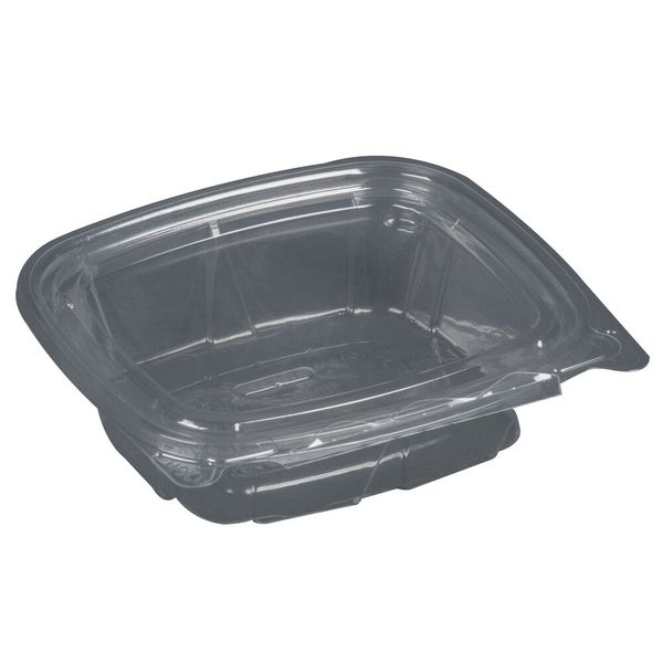 Dart Clear Pack PET Tamper Resistant Rectangle Food Container 8 oz | 200/Case