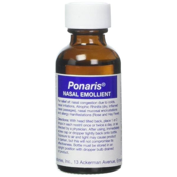 Jamol Laboratories Ponaris Nasal Emollient and Dropper