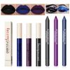 Likesing Pack of 6 Lipstick 3-in-1 Eyeliner Black Set Lipstick 24 Hours Hold Lip Gloss Eyeshadow Pencil Lip Liner Waterproof Long Lasting Lip Balm Eyeshadow Pen Eye Makeup Women