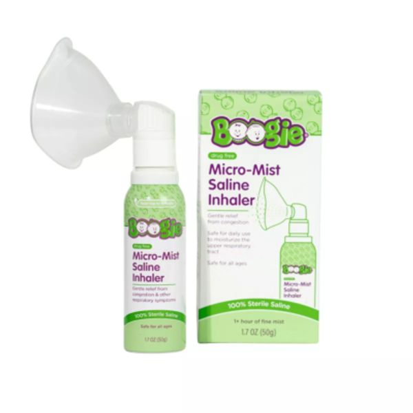 Boogie Brand Micro-Mist Saline Inhaler 1.7Oz
