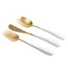 Cutipol Alice Set Children's Cutlery (White x Gold)