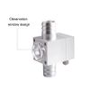 DONGKER External Inline CO2 Diffuser Atomizer, 16mm Aquarium Atomiser Reactor Aluminum Alloy for Planted Aquarium Canister Filter