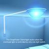 4 Pack - SnapPower SwitchLight - LED Night Light - for Single-Pole Light Switches - Switch Plate with LED Night Lights - Adjust Brightness - Auto On/Off Sensor - (Toggle, White)