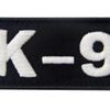 Tactical K9 Dog Glow in the Dark Embroidered Velcro Patch