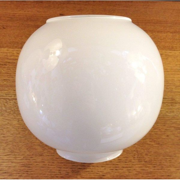 Opal White Oil LAMP Globe Traditional Glass Vintage lamp Shade for Electric Oil Lamps