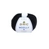 DMC "Woolly 5" Merino Wool, Black (02), 50g