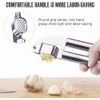 Garlic Press Stainless Squeezer Steel Grinder Professional Masher Handheld Tools