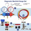 Diagnostic Manifold Vacuum Gauge Set Air Conditioning Professional A/C/HVAC Tool