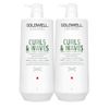 Goldwell Dualsenses Curls & Waves Hydrating Conditioner 2 x 1000 ml