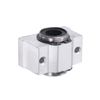sourcing map SCV12UU Linear Ball Bearing Slide Block Units, 12mm Bore Diameter 4pcs