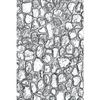 Sizzix 3-D Texture Fades Embossing Folder Mini Cobblestone by Tim Holtz, 665461, Multicolor, One Size