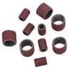 12pc 1/4in + 1/2in Drum Sanding Sander Grinding Kit for Rotary Tools 3.17mm Shaft