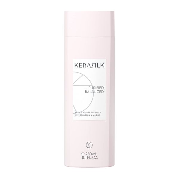 Kerasilk Anti-Dandruff Shampoo, Vegan Formula, Rebalances Oily Scalp, 250ml