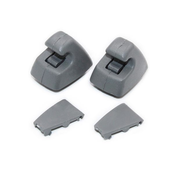 Havgufil 2PCS Sun Visor Support Clip for 2007-2013 Chevy Silverado Tahoe GMC Sierra Yukon #15882854 Gray