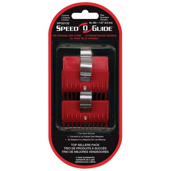 Speed-O-Guide SP-SPG3132 Siz 000 Comb, 3 Count