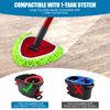 Spin Mop Heads Replacements for Vileda 1 Tank System 2 Pack Microfiber Mop Pad Spin Mop Refill for Vileda/O Cedar Mop Head Replacement