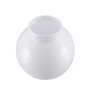 Aspen Creative 28001-21, 6" White Acrylic Replacement Lamp Post Globe with 3-1/4" Threaded Neck