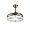42'' Ceiling Fan with Light 36W Retractable LED Fan Lamp with Remote Control