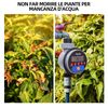Aqualin Irrigation Timer with Ball Valve Automatic Irrigation Computer Water Computer Update Timer Irrigation System for Garden Yard (with Display)