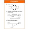 41" to 76" Adjustable Spring Tension Steel Shower/Window/