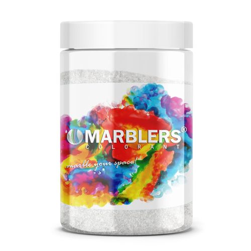 MARBLERS White Mica Powder [Luna Pearl] 4oz (113g) | Cosmetic Grade | Epoxy Resin Pigment, Dye | Non-Toxic, Vegan, Cruelty-Free | Lip Gloss, Nails, Body Butter, Bath Bomb, Candle & Soap Making