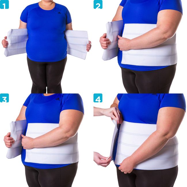 Braceability 2XL Plus Size Bariatric Abdominal Stomach Binder | Obesity Girdle