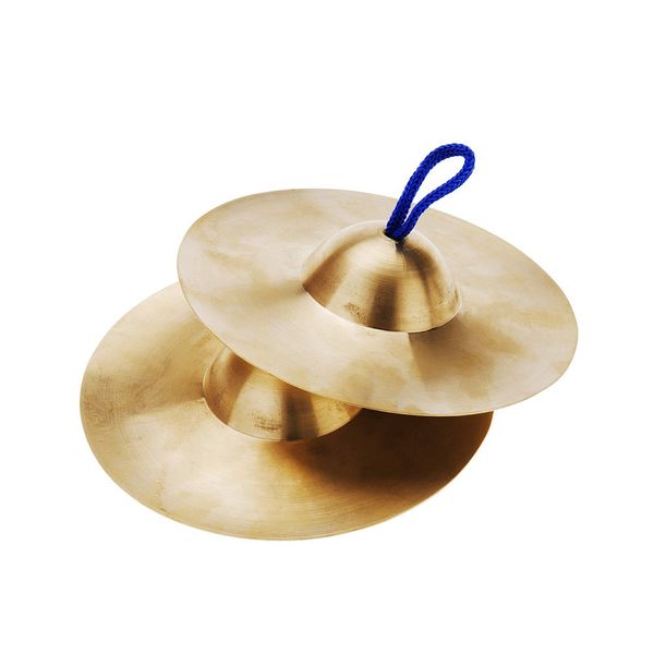 Andoer 15cm/5.9in Mini Small Kids Children Copper Hand Cymbals Gong Band Rhythm Beats Percussion Musical Instrument Finger Cymbals