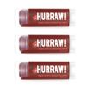 Hurraw! Black Cherry Tinted Lip Balm, 3 Pack: (Sheer Red Tint) Organic, Certified Vegan, Cruelty and Gluten Free. Non-GMO, 100% Natural Ingredients. Bee, Shea, Soy and Palm Free. Made in USA