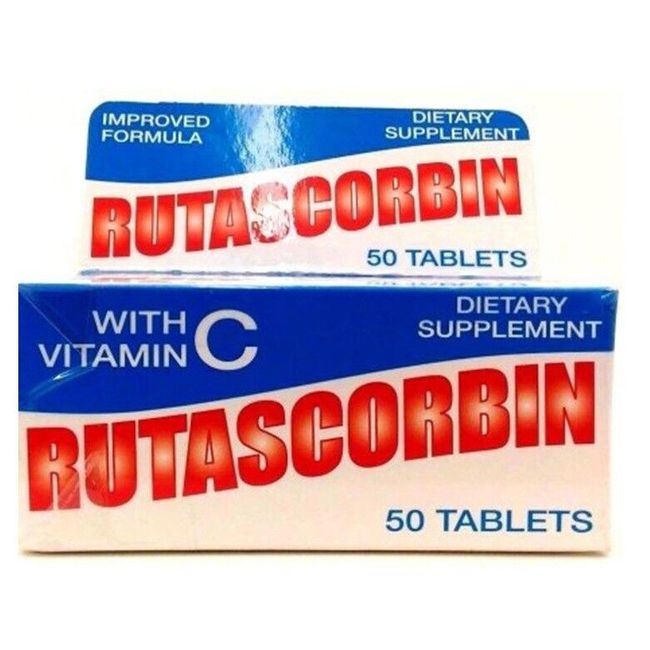 Rutascorbin with vitamin C  Dietary Supplement 50 tbs original Rutascorbin