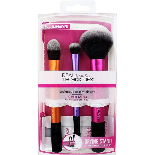 Real Techniques Travel Essentials 3 Piece Set, 150 g