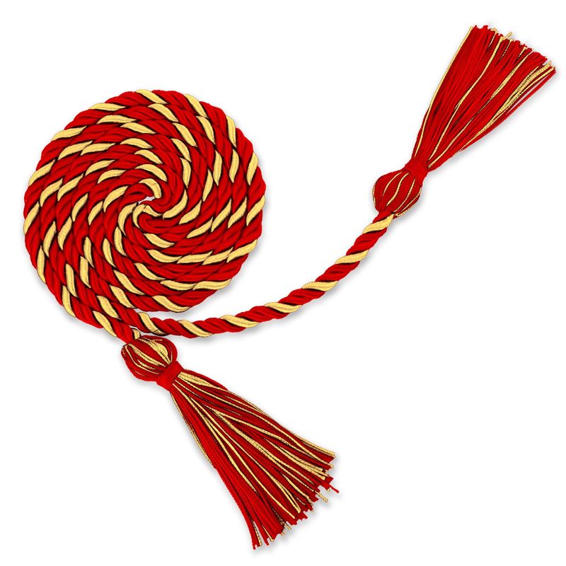 Graduation Cords Honors Cords for Graduation Red and Gold Honor Cords ...